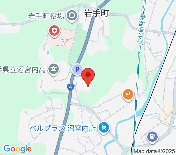 石神の丘美術館の地図