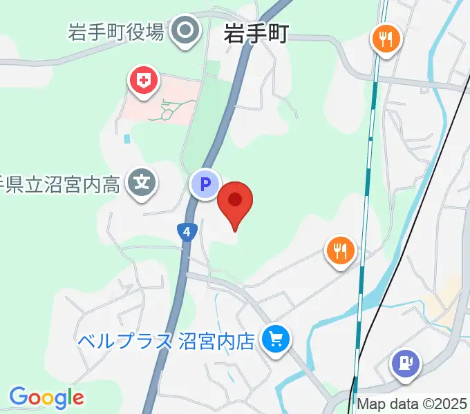 石神の丘美術館の地図