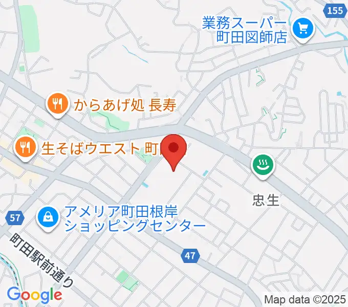 忠生市民センターの地図