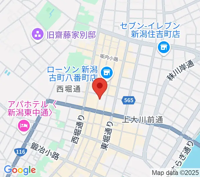 柳都SHOW!CASE!!の地図
