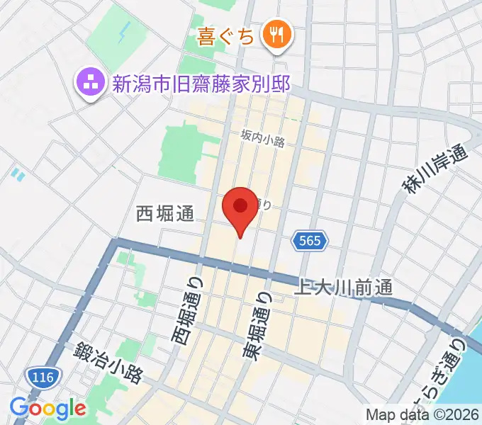 柳都SHOW!CASE!!の地図