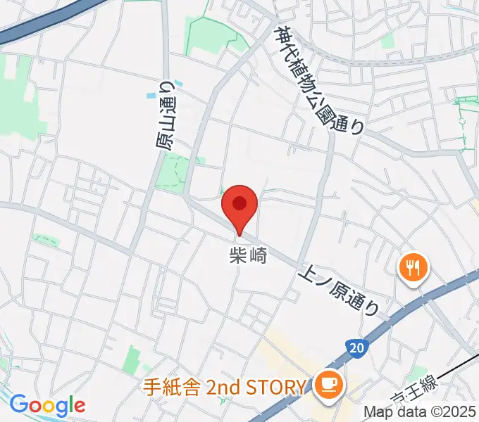 ユリミュージックキャンパス調布柴崎教室の地図