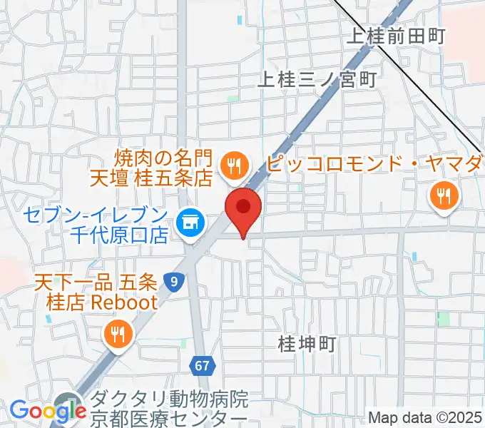 ベンチャーズハウス六絃の地図