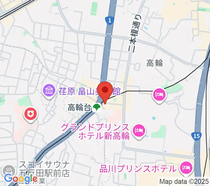 スタジオベイド高輪店の地図