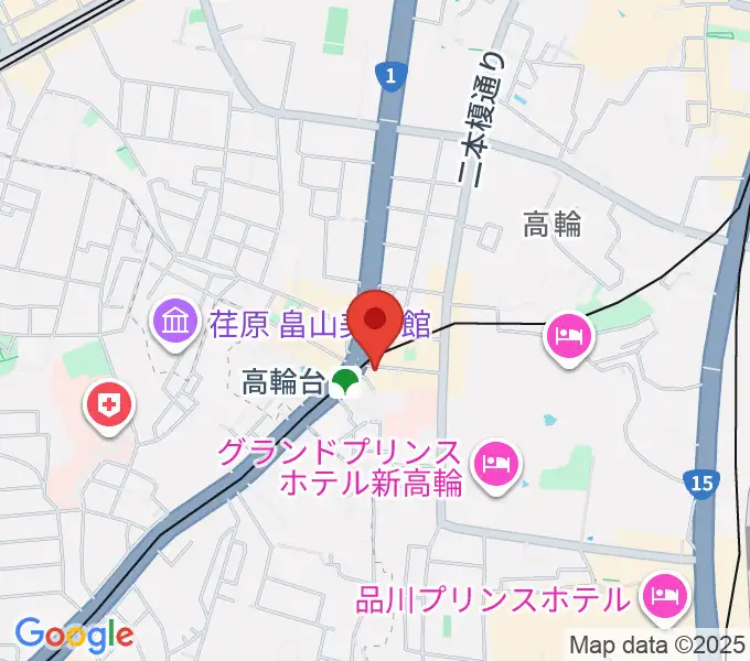 スタジオベイド高輪店の地図