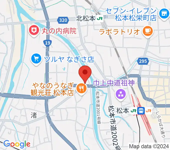 シェリーミュージックスクール松本校の地図