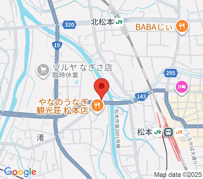 シェリーミュージックスクール松本校の地図