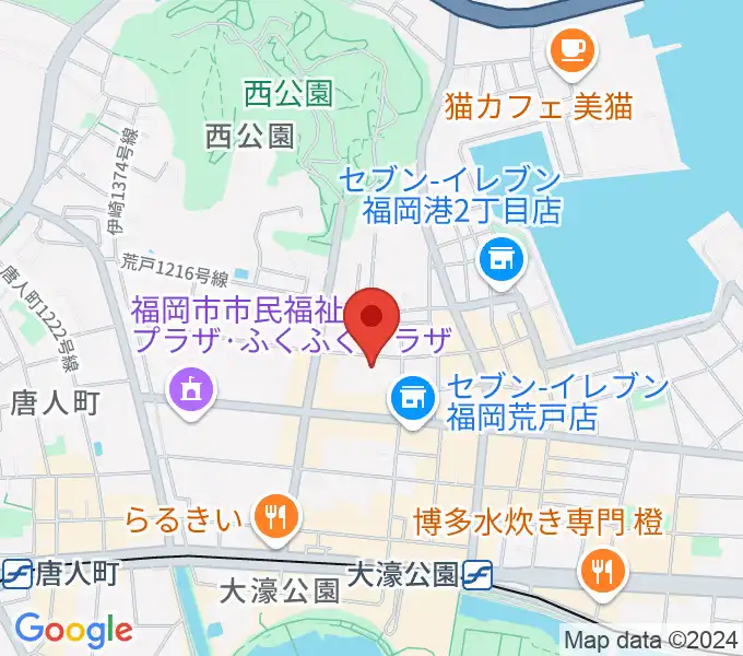 ミュージックスクール・クランチの地図