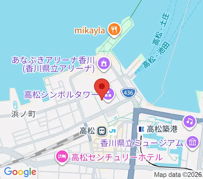 e-とぴあ・かがわの地図