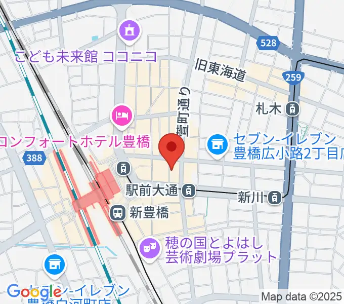 トンクボーカルスクールの地図