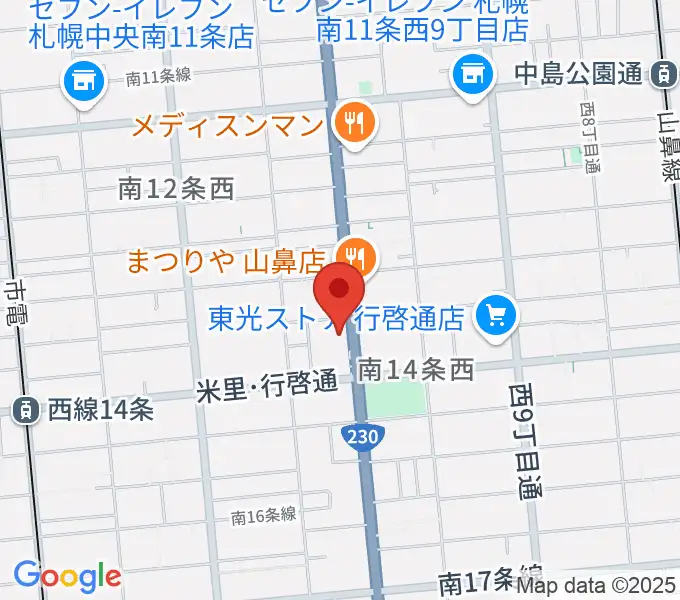 ピアノプラザセイヤスターツの地図