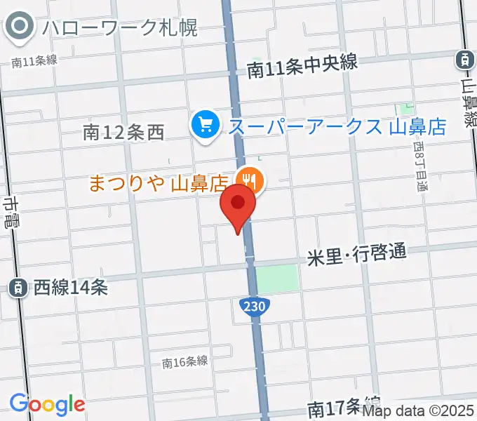 ピアノプラザセイヤスターツの地図