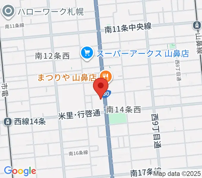 ピアノプラザセイヤスターツの地図