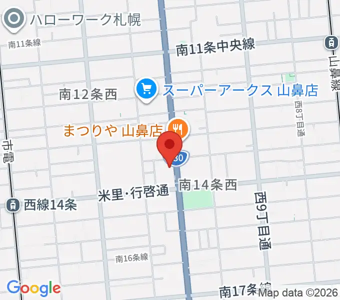 ピアノプラザセイヤスターツの地図