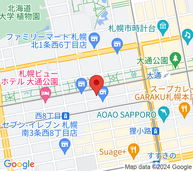 札幌ザ・ルーテルホールの場所