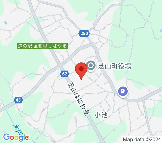 芝山文化センターの地図