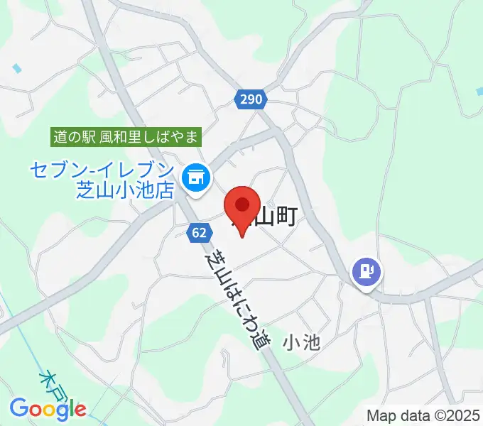 芝山文化センターの地図