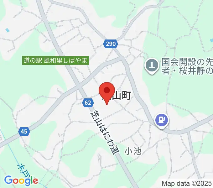 芝山文化センターの地図
