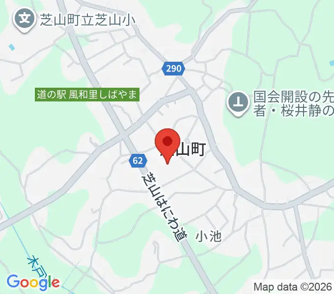 芝山文化センターの地図