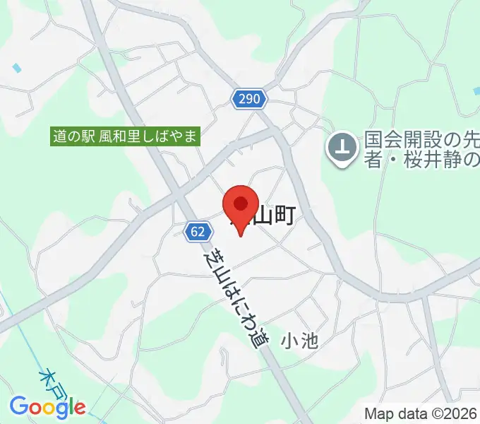 芝山文化センターの地図