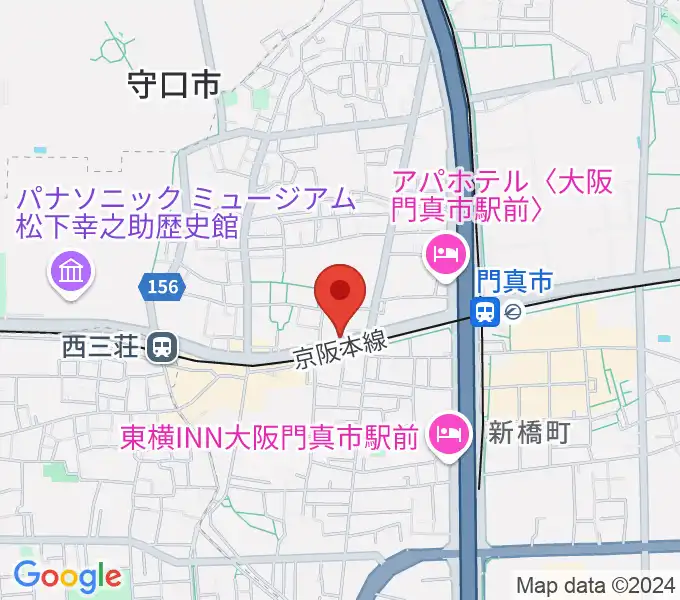 グランスタジオの地図