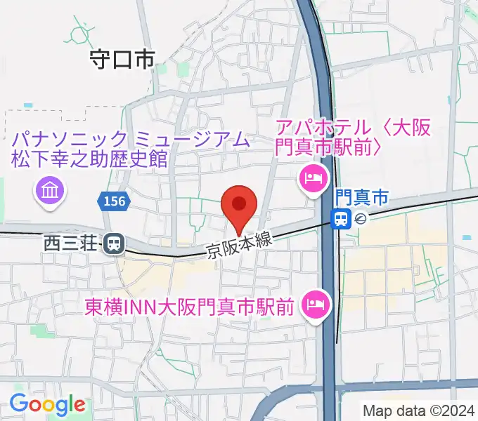 グランスタジオの地図