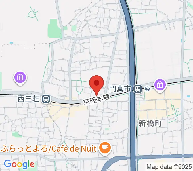 グランスタジオの地図