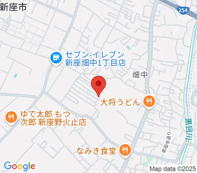 久保田チェンバロ工房の地図