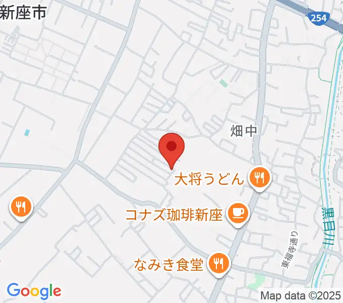 久保田チェンバロ工房の地図