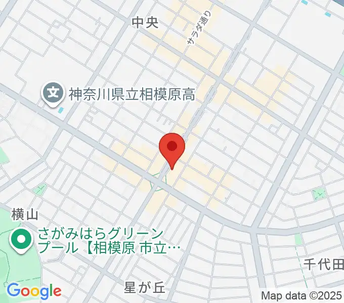 相模原メイプルホールの地図
