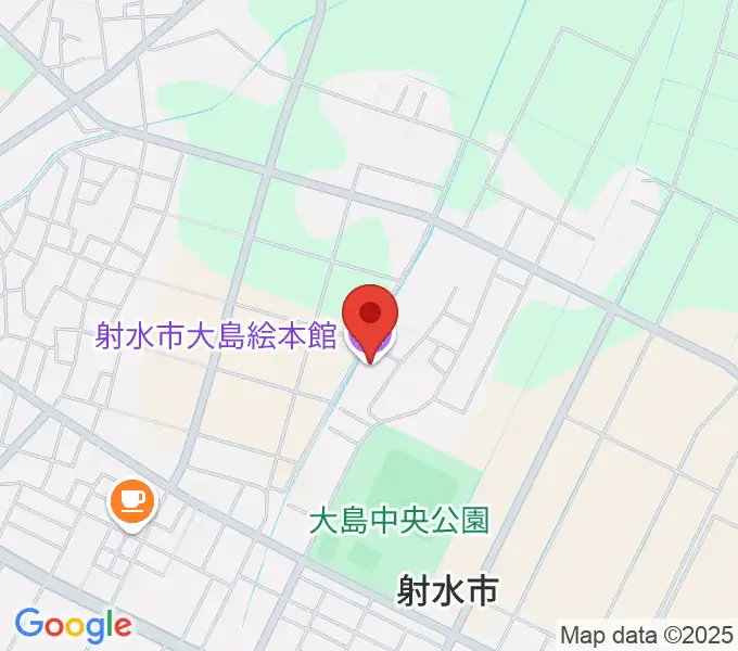 射水市大島絵本館の地図