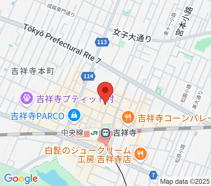 吉祥寺サムタイムの地図