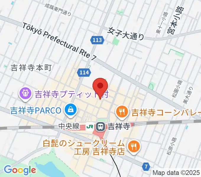 吉祥寺サムタイムの地図