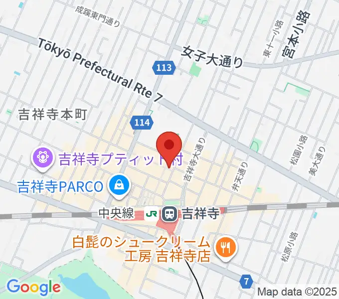 吉祥寺サムタイムの地図