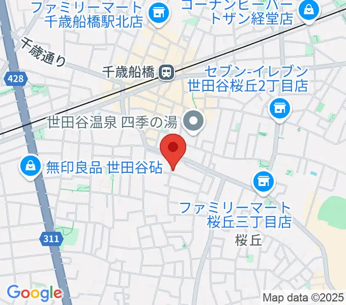 武田ゆりヴァイオリン教室の地図