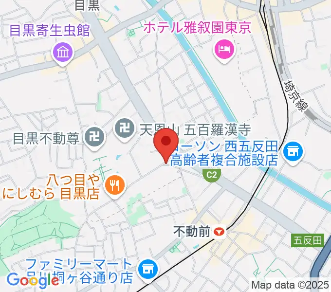 目黒 青猫の地図