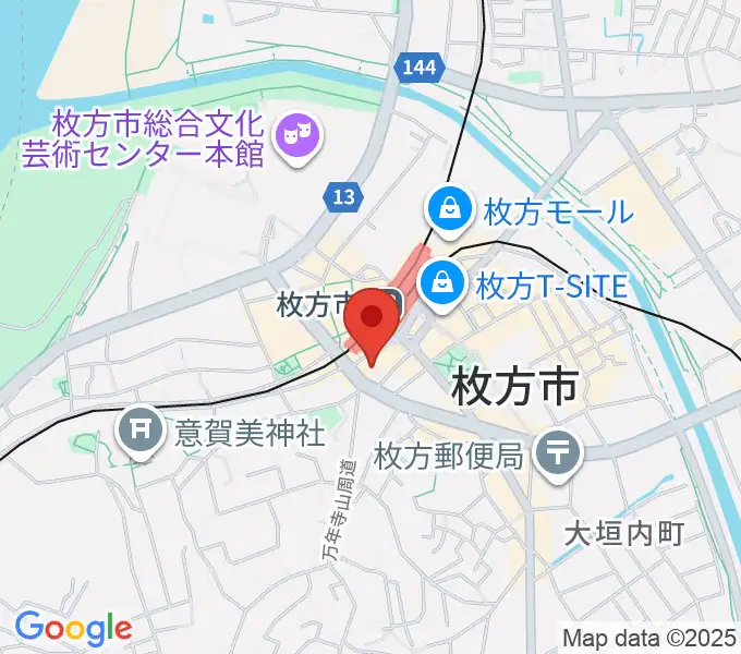 大東楽器ミューズデュオの地図