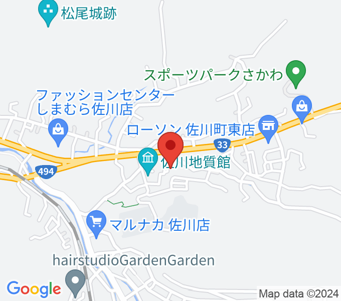 佐川町立桜座の場所