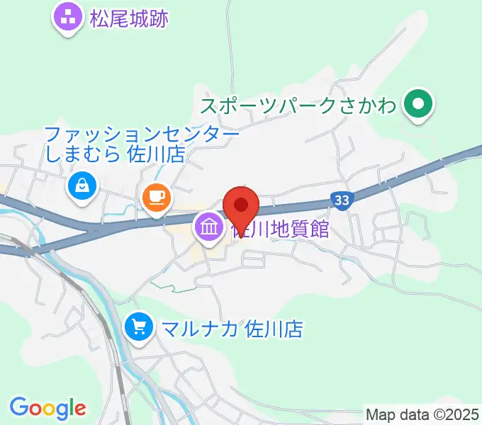 佐川町立桜座の地図