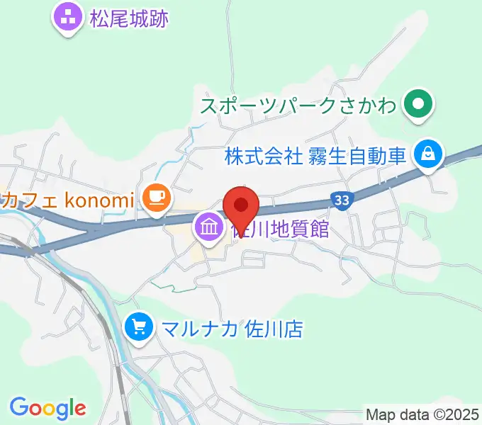 佐川町立桜座の地図
