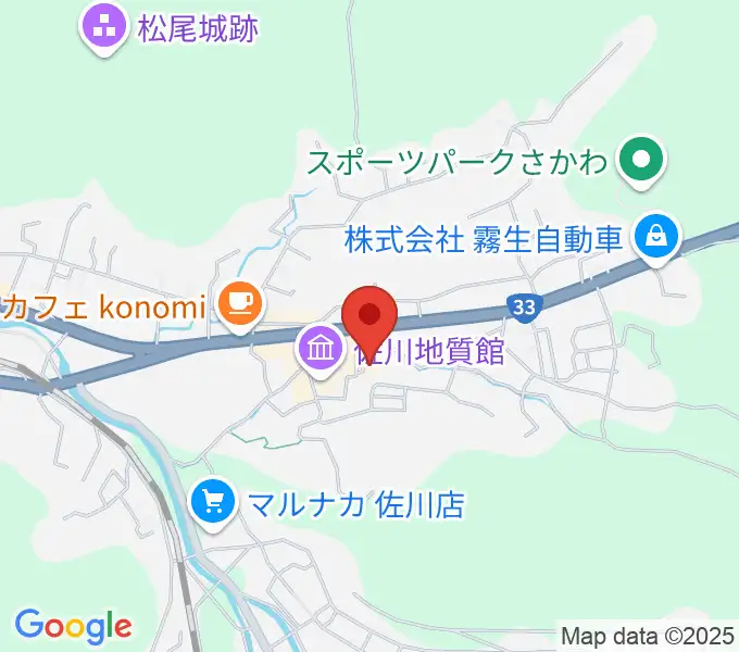 佐川町立桜座の地図