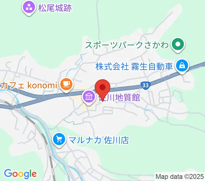 佐川町立桜座の地図