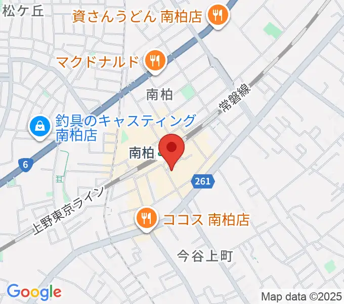 ウインズ南柏の地図