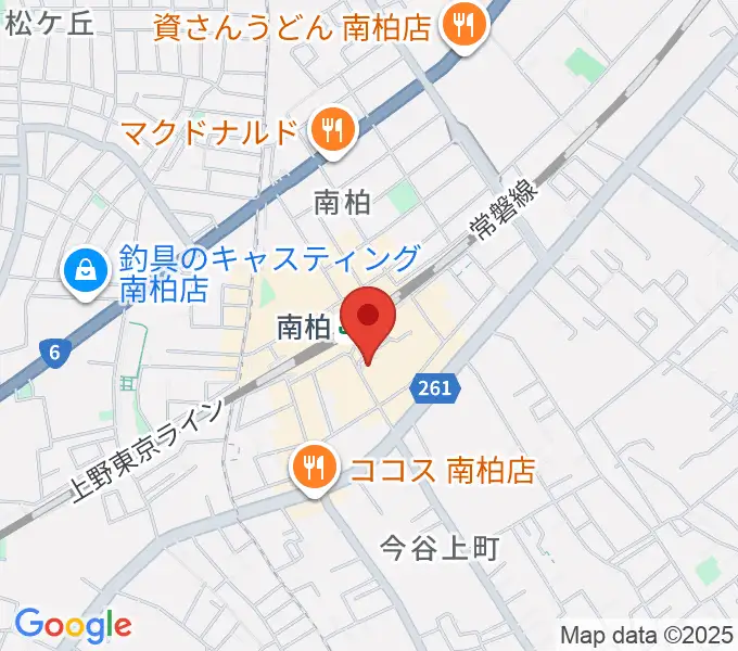 ウインズ南柏の地図