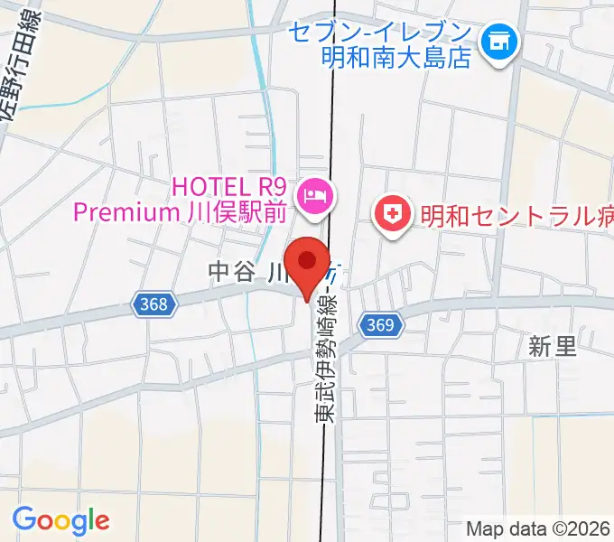 GREEN STREET MUSIC SCHOOLの地図