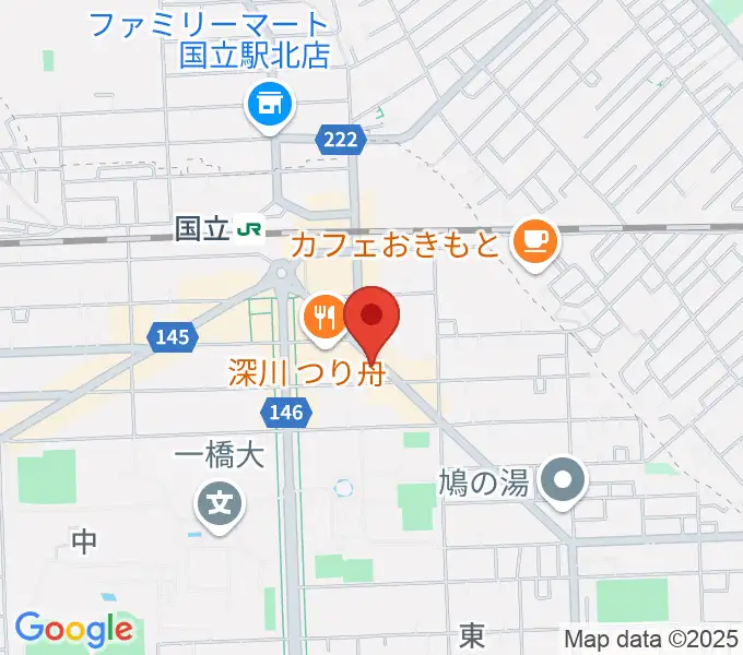 国立はっぽんの地図