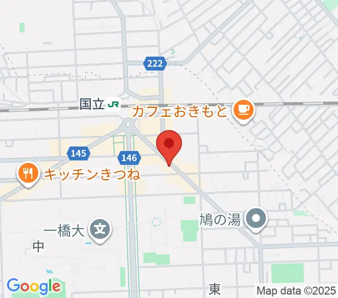 国立はっぽんの地図