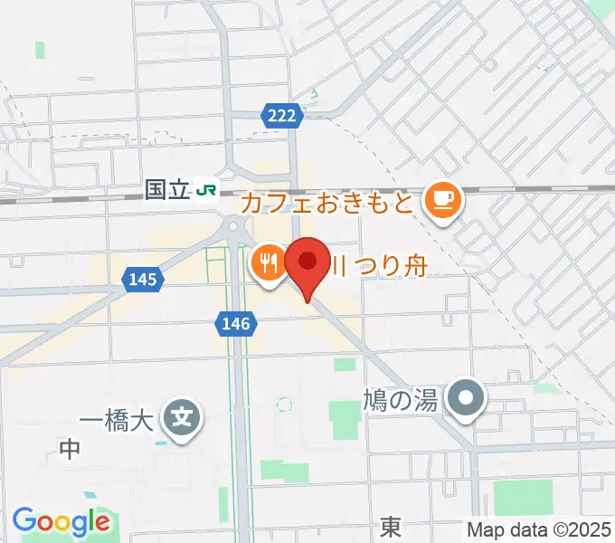 国立はっぽんの地図