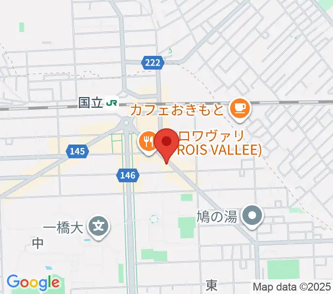 国立はっぽんの地図