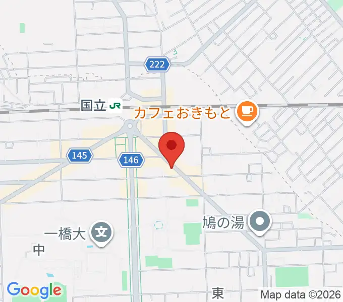 国立はっぽんの地図